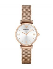 Emporio Armani AR1956 Retro Ladies Rose Gold Plated Watch