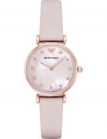 Emporio Armani AR1958 Retro Ladies Rose Gold Plated Watch