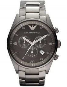 Emporio Armani AR5964 Sportivo Gents Black Ion Plated Cronograph Watch