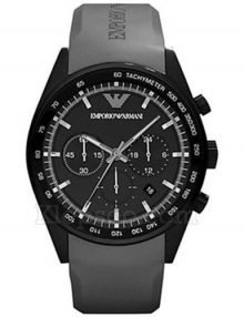 Emporio Armani AR5978 Sportivo Gents Black Ion Plated Cronograph Watch