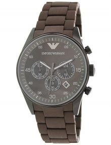 Emporio Armani AR5990 Sportivo Gents Black Ion Plated Cronograph Watch