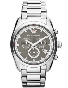 Emporio Armani AR6008 Sportivo Gents Stainless Steel Cronograph Watch