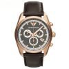 Emporio Armani AR6012 Sportivo Gents Gold Plated Stainless Steel Cronograph Watch