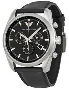 Emporio Armani AR6039 Sportivo Gents Stainless Steel Cronograph Watch