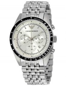 Emporio Armani AR6073 Sportivo Gents Stainless Steel Cronograph Watch