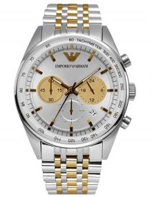 Emporio Armani AR6117 Sportivo Gents Stainless Steel Cronograph Watch
