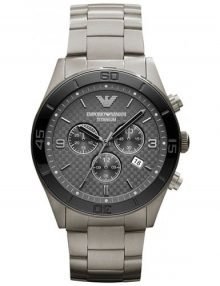 Emporio Armani AR9502 Sportivo Gents Stainless Steel Cronograph Watch