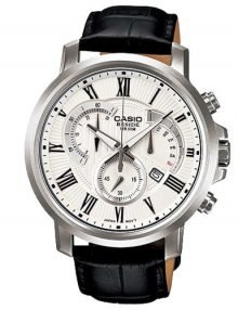 Casio BEM-506BL-7A Beside Gents Stainless Steel Chronograph Watch