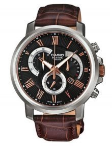 Casio BEM-506GL-1A Beside Gents Stainless Steel Chronograph Watch