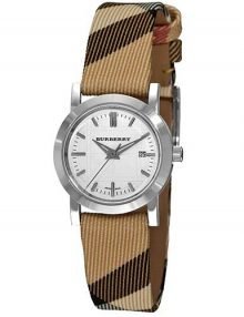 Burberry BU1387 Nova Check Ladies Stainless Steel Watch