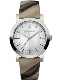 Burberry BU1390 Nova Check Ladies Stainless Steel Watch