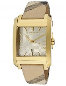 Burberry BU1579 Heritage Ladies Gold Plated Stainless Steel Watch