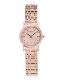 Burberry BU1865 Signature Design Ladies Rose Gold Plated Watch