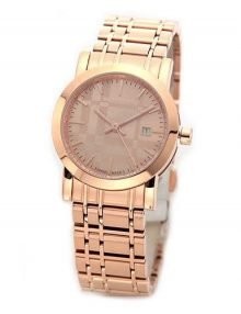Burberry BU1866 Ladies Rose Gold Plated Watch