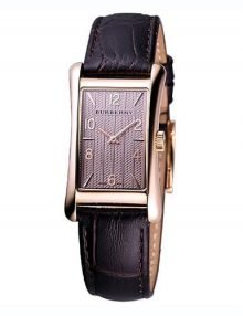 Burberry BU3001 Heritage Ladies Rose Gold Watch