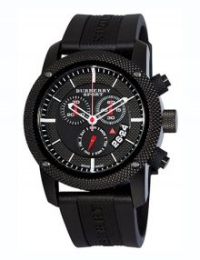 Burberry BU7701 Endurance Gents Black Ion Plated Chronograph Watch