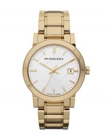 Burberry BU9003 Gents Gold Plated Stainless Steel Watch