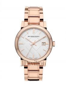 Burberry BU9004 Unisex Rose Gold Plated Watch
