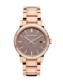 Burberry BU9005 Unisex Rose Gold Plated Watch