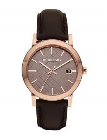 Burberry BU9013 Unisex Rose Gold Plated Watch