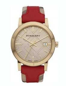 Burberry BU9017 Unisex Gold Plated Stainless Steel Watch
