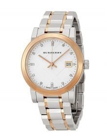 Burberry BU9127 The City Ladies Rose Gold Plated Watch