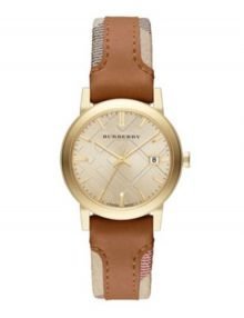 Burberry BU9133 The City Ladies Gold Plated Stainless Steel Watch