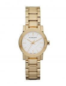 Burberry BU9203 The City Ladies Gold Plated Stainless Steel Watch