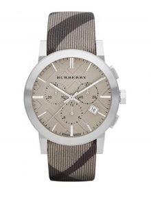 Burberry BU9358 The City Unisex Stainless Steel Chronograph Watch
