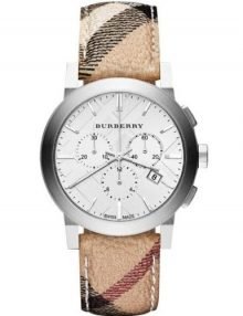 Burberry BU9360 The City Unisex Stainless Steel Chronograph Watch