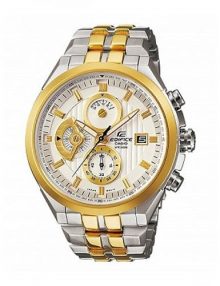 Casio EF-556D-7AVDF Edifice Gents Gold Plated Stainless Steel Chronograph Watch