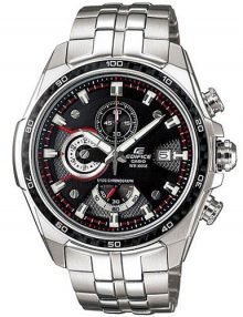 Casio EF565D-1AV Edifice Gents Stainless Steel Chronograph Watch