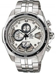 Casio EF565D-7AV Edifice Gents Stainless Steel Chronograph Watch