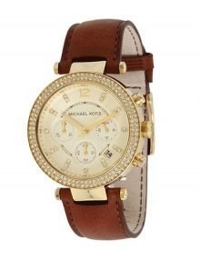 Michael Kors MK2249 Ladies Gold Plated Stainless Steel Chronograph Watch