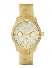 Michael Kors MK5400 Horn Ritz Mini Ladies Tortoise Chronograph Watch