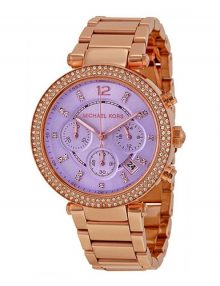 Michael Kors MK6169 Parker Ladies Rose Gold Plated Chronograph Watch