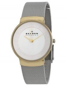 Skagen SKW2076 Klassic Ladies Gold Plated Stainless Steel Round Watch