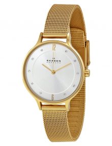 Skagen SKW2150 Anita Ladies Gold Plated Stainless Steel Round Watch