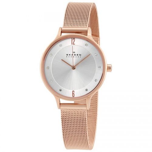 Skagen SKW2151 Anita Ladies Rose Gold Plated Round Watch