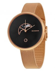 Skagen SKW2371 Gitte Moonphase Ladies Rose Gold Plated Round Watch