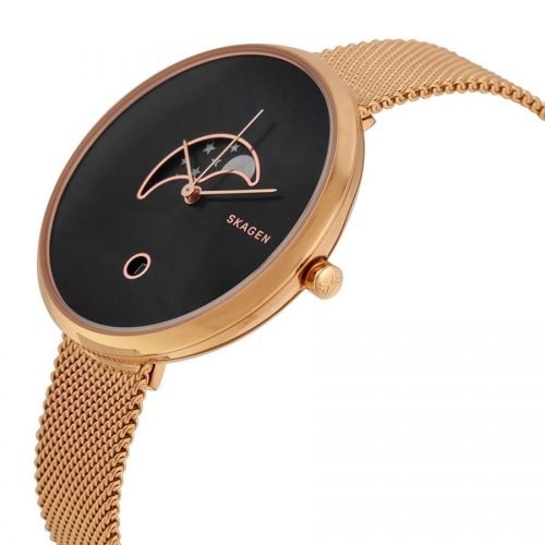 Skagen Gitte Moonphase Skw2371 Black Classic Women's Watch-16737