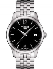 Tissot T063.210.11.057.00 T-Tradition Ladies Stainless Steel Round Watch