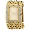 Guess W0315L2 Ladies Gold Plated Stainless Steel Square Watch