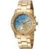 Guess W0774L2 Confetti Ladies Gold Plated Stainless Steel Round Watch
