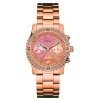 Guess W0774L3 Confetti Ladies Rose Gold Plated Round Watch
