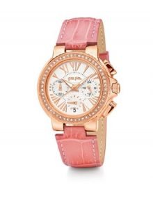 Folli Follie WF13B001SES_PI Watchalicious Ladies Rose Gold Plated Chronograph Watch