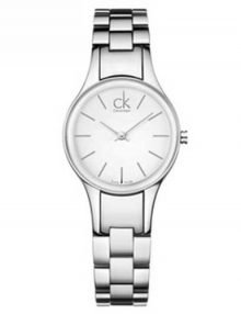 Calvin Klein K4323185 Simplicity Women's Silver Quartz Stainlesss Steel Watch