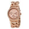 Michael Kors MK3247 Runway Ladies Rose gold Rose gold plated Chronograph Watch