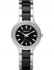 DKNY NY8138 Broadway Two Ceramic Black Dial Ladies Watch