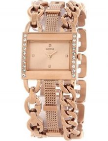 Guess W0433L3 Harmony Ladies Rose gold Rose gold plated Square Watch